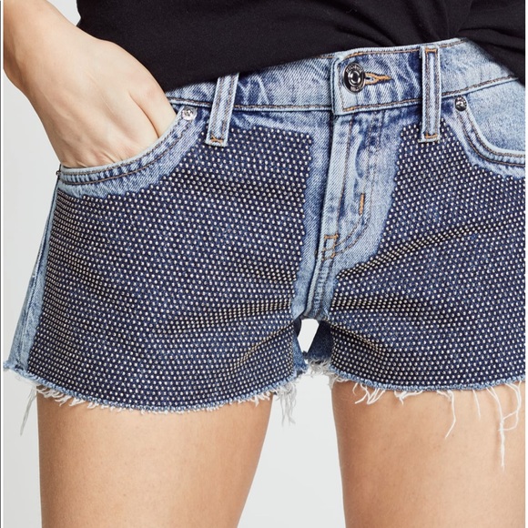 Studded Hudson Kenzie Shorts NWOT Size 26 $255 - Picture 12 of 14